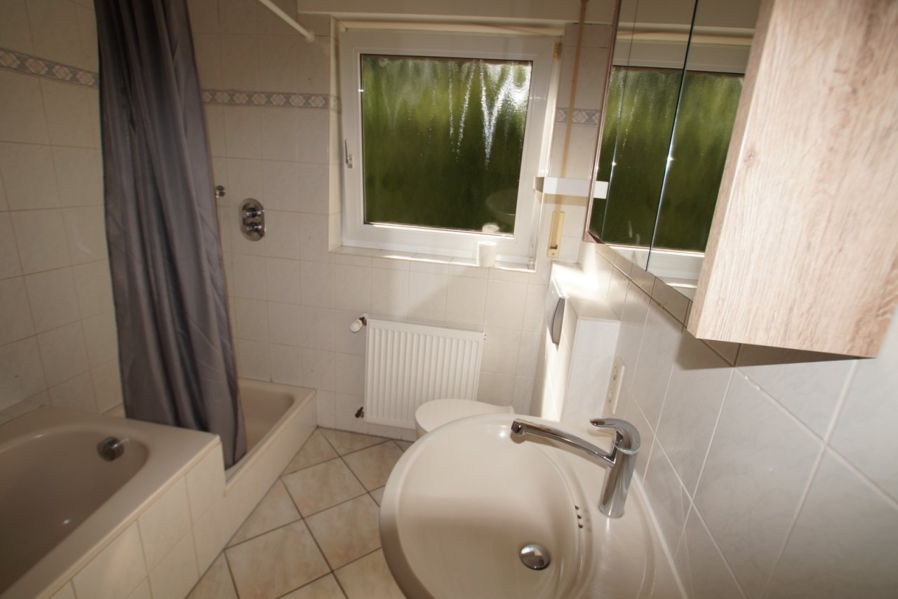 das Bad mit Dusche und Badewanne das Bad mit Dusche und Badewanne
